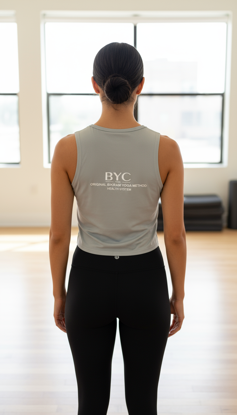 Polera corta sin mangas - Blowing in firm Pose