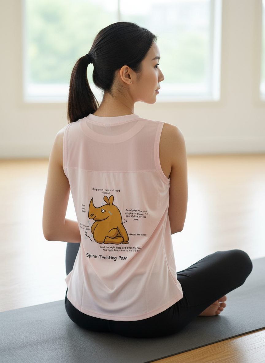 Polera sin mangas - Spine Twisting Pose