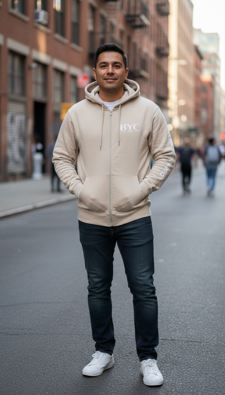 Hoodie - Head to Pose and stretching Pose