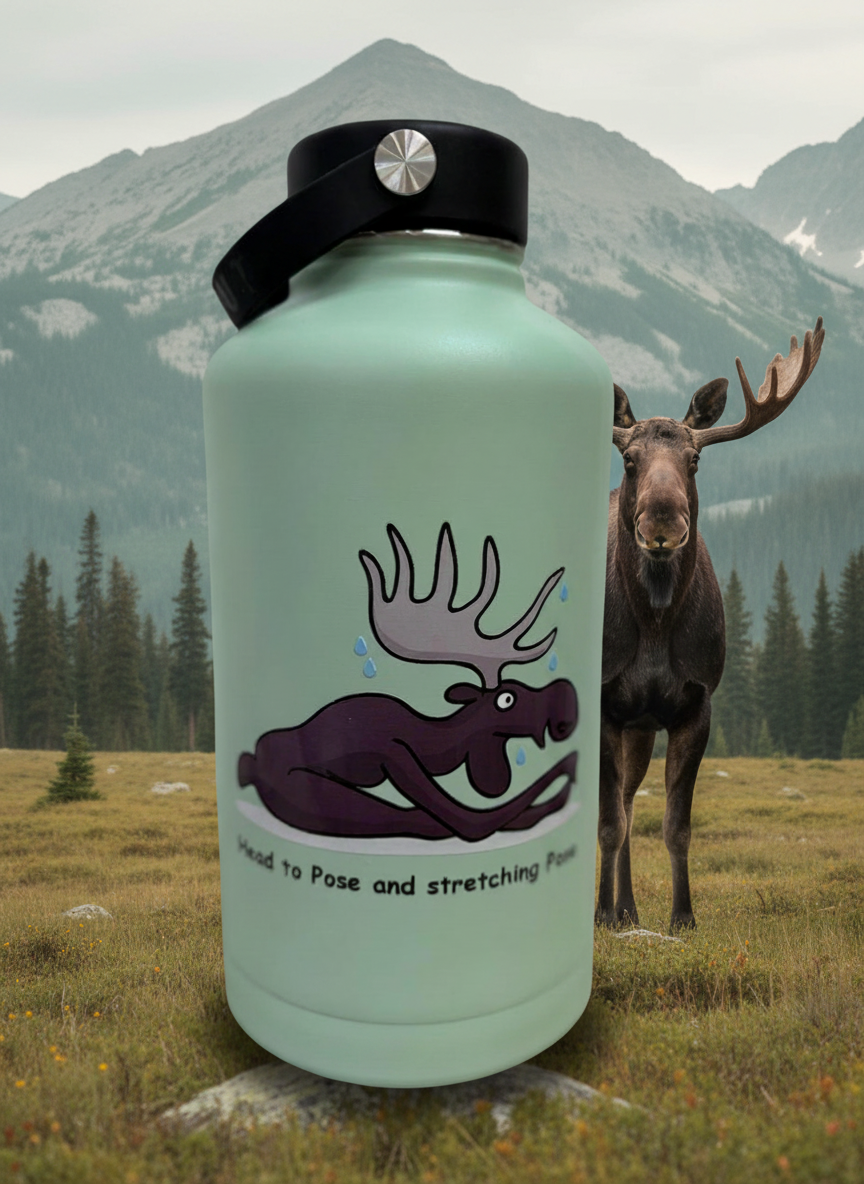 5. Botella térmica 2L - Head to Pose and stretching