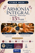CYBER WEEK 🔥🔥🔥 15% OFF ✨Masaje Corporal Abhyanga + Reflexología Podal - Pack Armonía Integral
