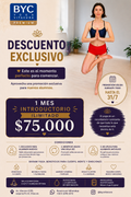 MES INTRODUCTORIO -  30 días ilimitados de práctica continua de Bikram Yoga - 75% OFF 🔥
