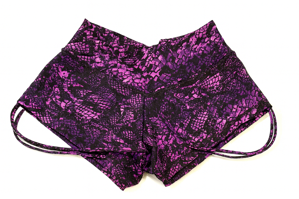 Short Morado _ Snake skin