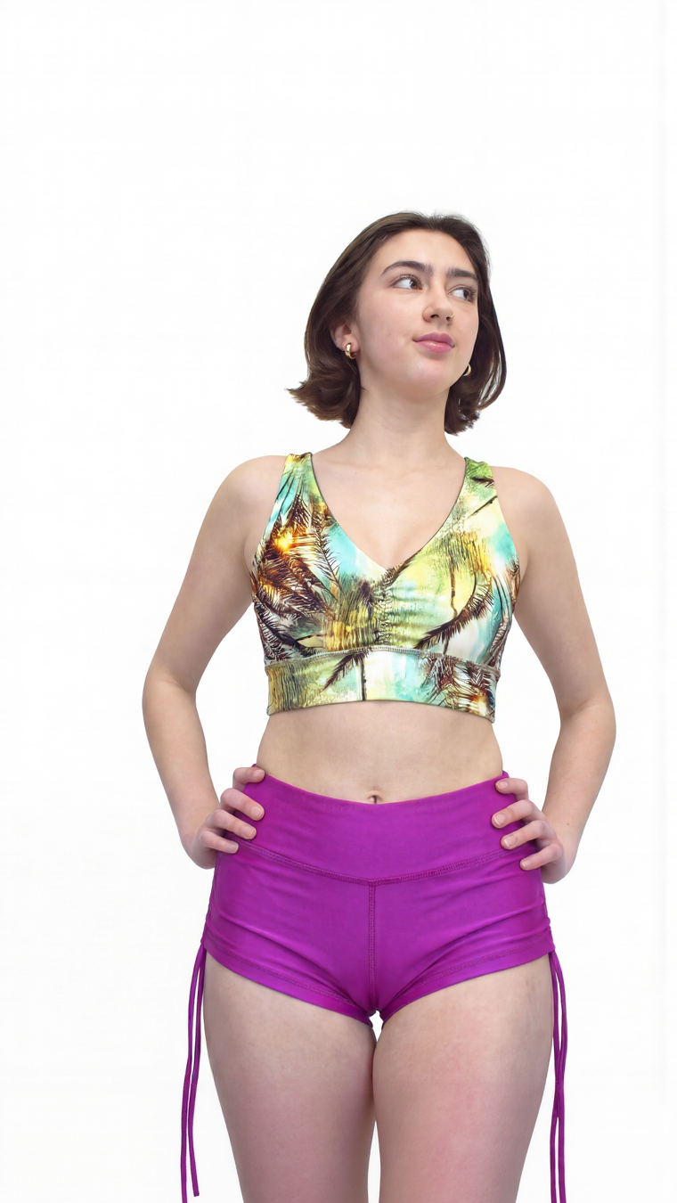 3. short Violeta ajustable