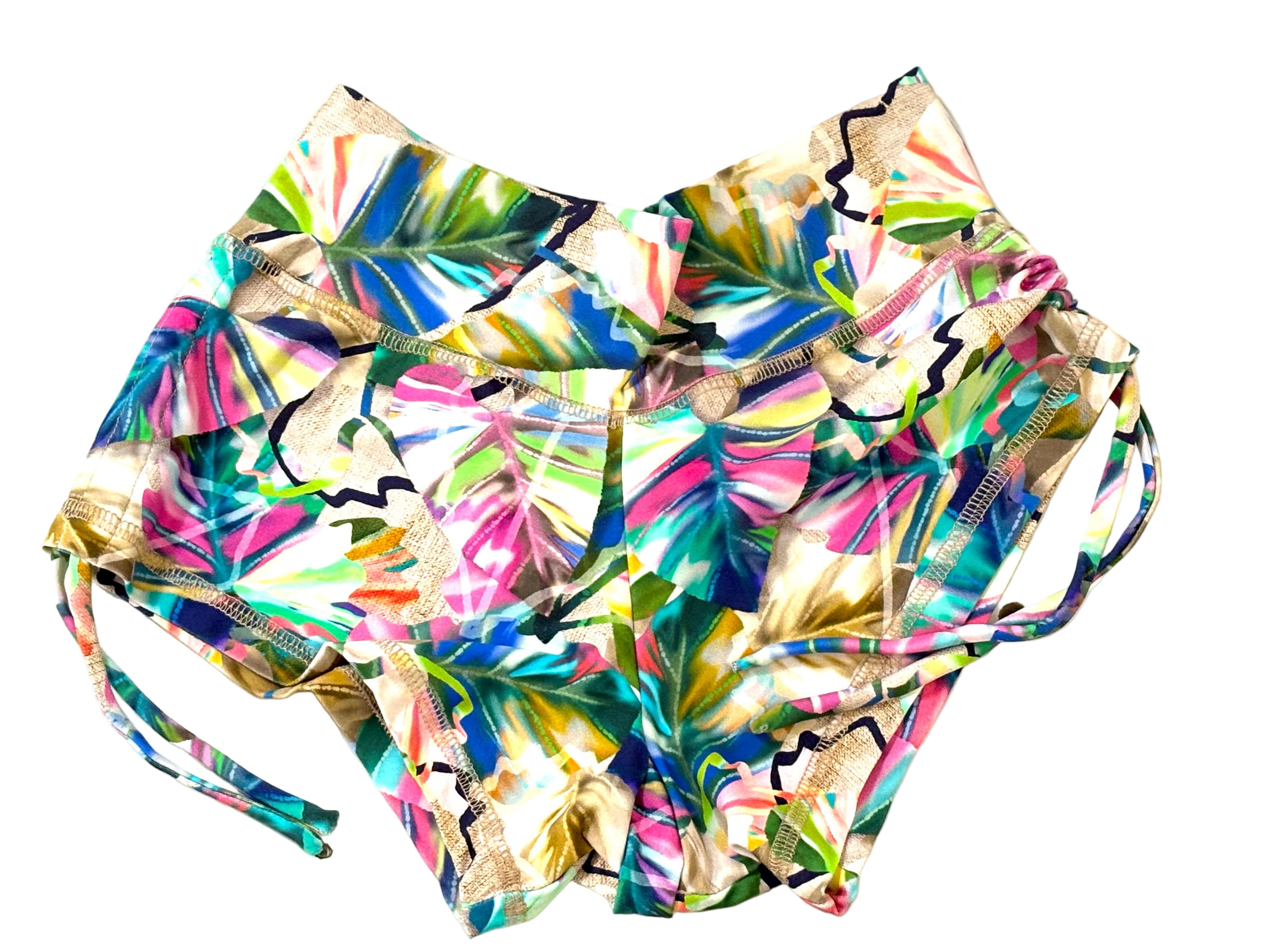 Short pastel multicolor