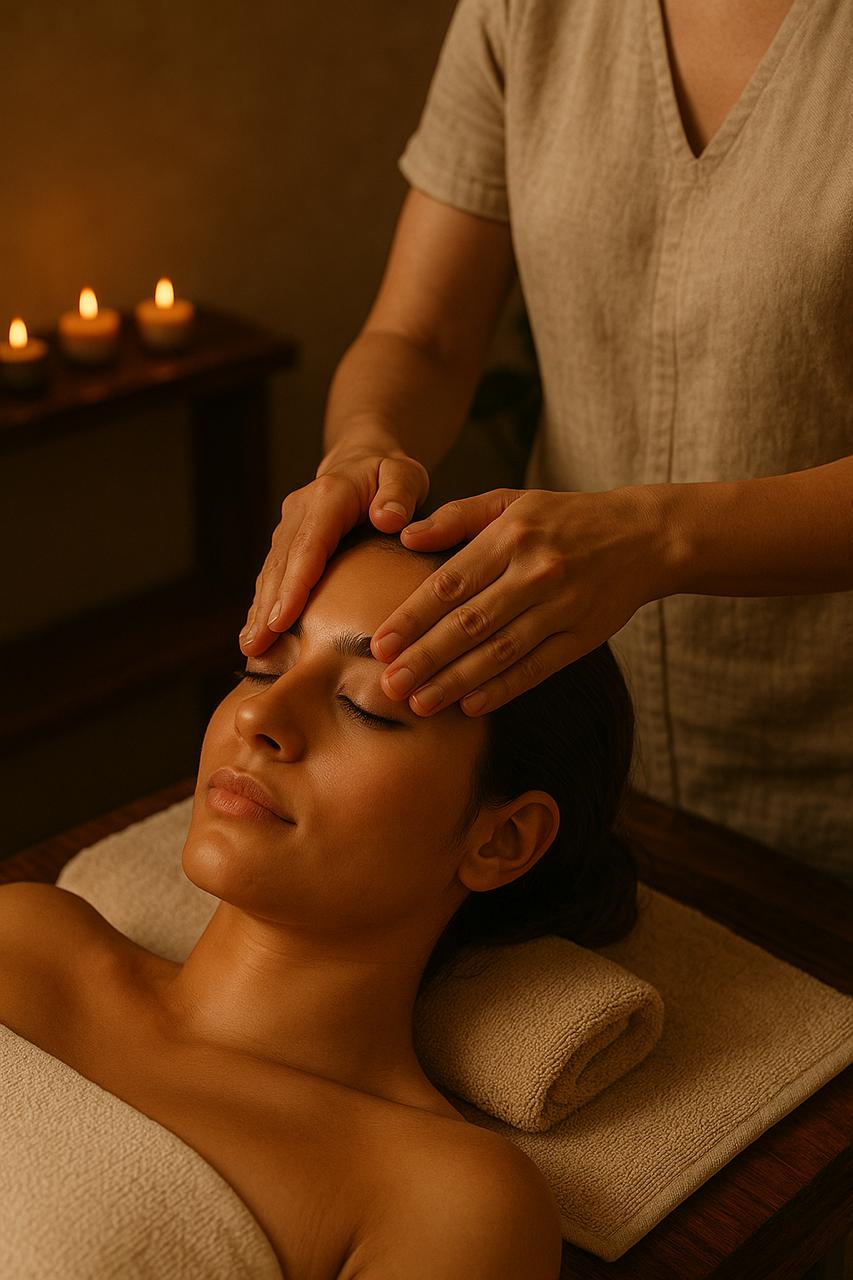 Masaje Facial (Mukha Abhyanga)