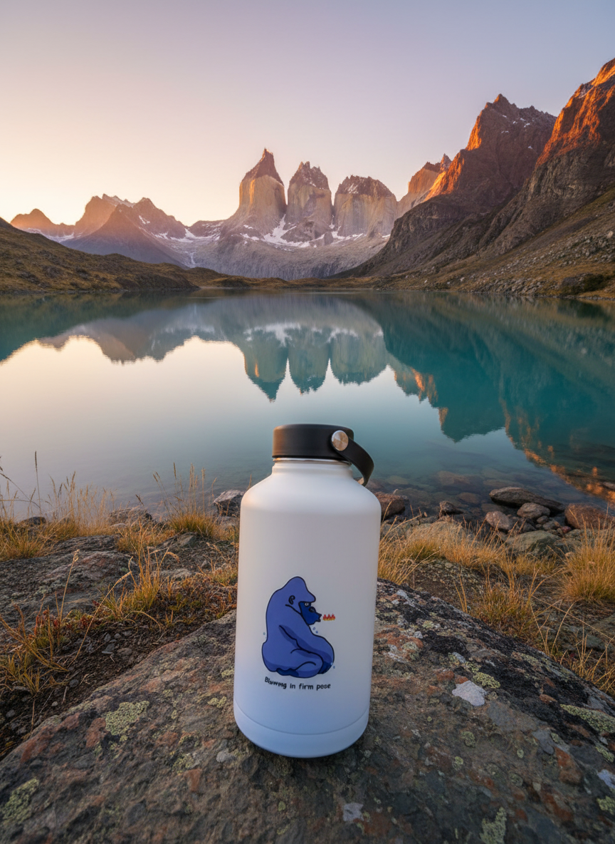 Botella 2L - Kapalbhati in Vajrasana