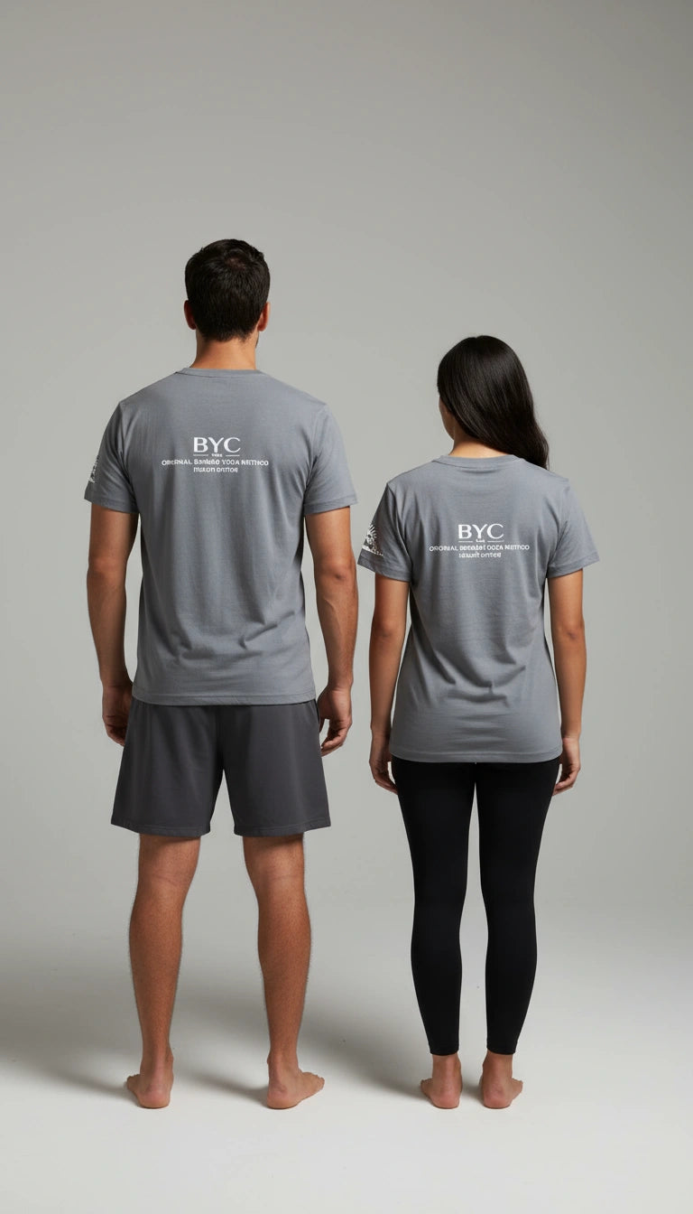 Polera manga corta - Standing separate Leg Head to knee Pose